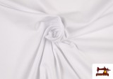 Comprar Tela de Punto de Camiseta de Colores color Blanco